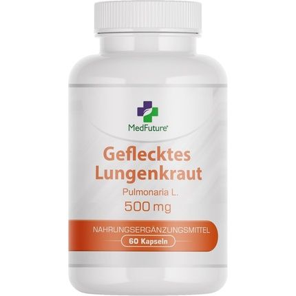 Spotted Lungwort 500Mg 60 Capsules For Healthy Lungs