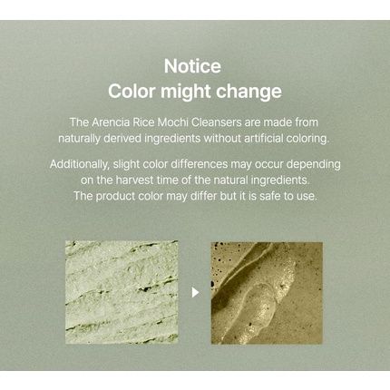 Arencia Korean Rice Mochi Facial Cleanser Face Mask Foaming - Image 3