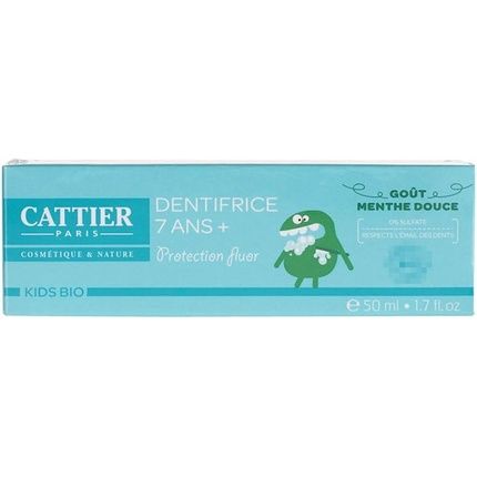 Cattier Kids Organic Toothpaste 7 Years+ 50Ml Mint