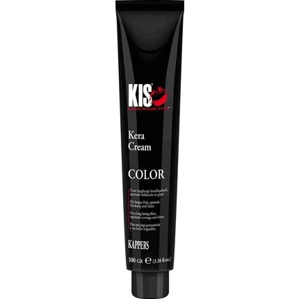 Kis Keracream Color Permanent Hair Color Cream Steel Grey 100Ml - High Coverage And Intense Color With Keratin Infusion - Sustainable And Cruelty-Free