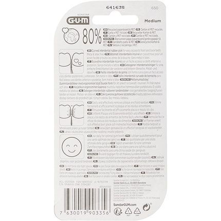 Gum 650 Softpicks Advanced Regular 60 Units Black - Image 3