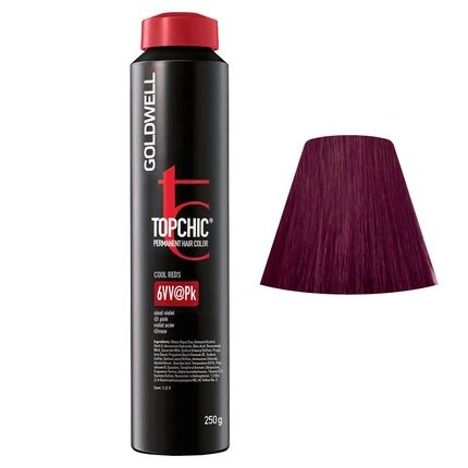 Goldwell Topchic Can 6Vvpk Metallic Violet Elumenated Pink 250 Grams Permanent Hair Color