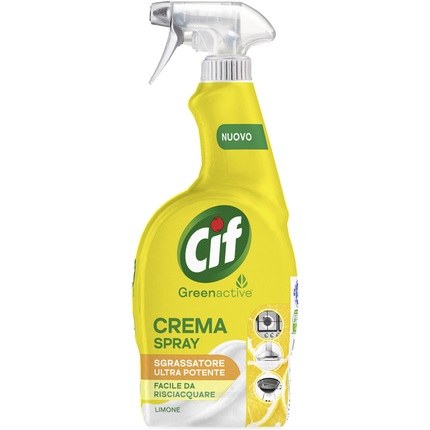 Cif Cream Degreaser Trigger 650 Ml Green Lemon