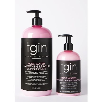 Tgin Rose Water Smoothing Leavein Conditioner For Natural Hair 32 Oz