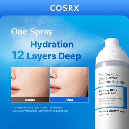 Cosrx Barrier Cream Face Mist Milky Toner With Ceramide And Hyaluronic Acid