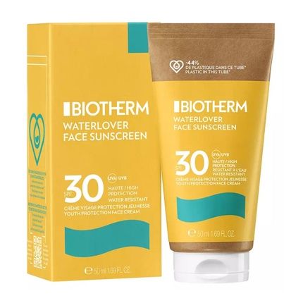 Biotherm Waterlover Face Sunscreen Youth Protection Cream Spf 30 50Ml