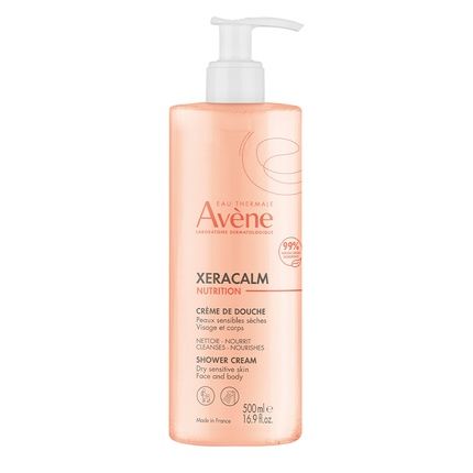 Avne Xeracalm Nutrition Shower Cream 500Ml For Face And Body - Image 3