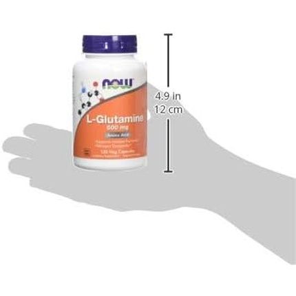 Now Foods L-Glutamine 500Mg 120 Capsules - Image 3