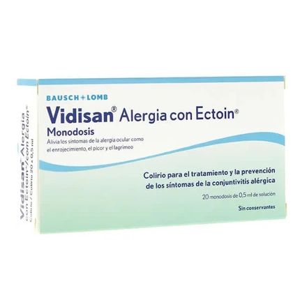 Vidisan Allergy Eye Drops With Ectoin 20 Units