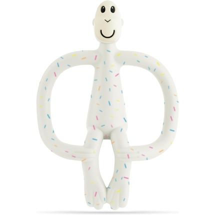 Matchstick Monkey Original Teether And Gel Applicator Antimicrobial Silicone