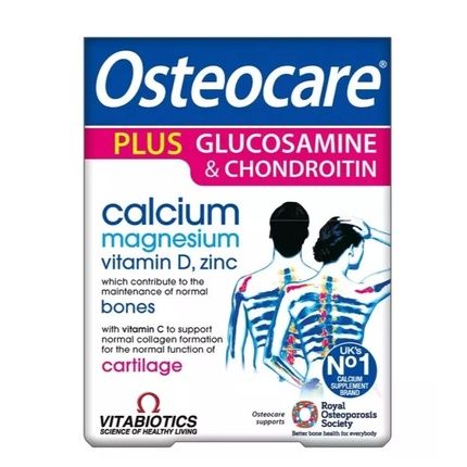 Vitabiotics Osteocare Plus Glucosamine & Chondroitin Dietary Supplement - 60 Tablets