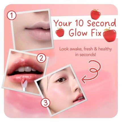Frudia Glow Juicy Jam Lip & Cheek Stain Dodo Apple Korean Lip Tint & Blush - Image 3