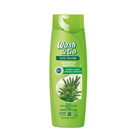 Wash And Go Wash&Go Shampoo 360Ml Herbal For Oily Hair