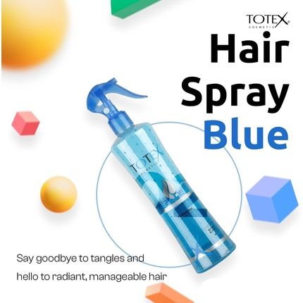 Totex 2 Phase Hair Conditioner Spray Leave-In Conditioning Hair For Damaged Hair Formula Untangling Nourishing Moisturizing Blue 400Ml