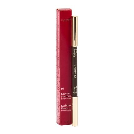 Clarins Eyebrow Pencil 01 Dark Brown 11 Grams - Image 3