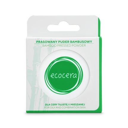 Ecocera Bamboo Pressed Powder For Oily And Combination Skin - 10G