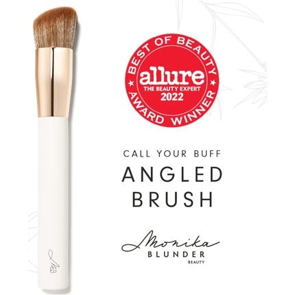 Monika Blunder Beauty Call Your Buff Angled Brush Custom Sculpted Synthetic