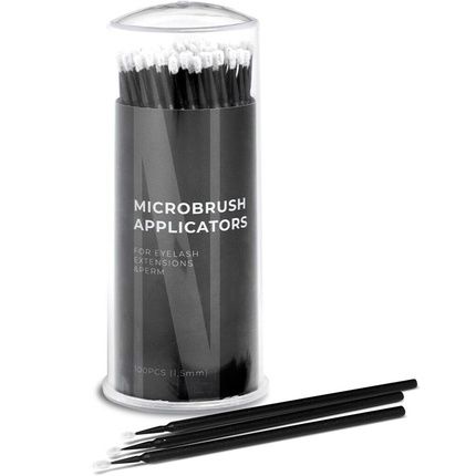 Nanolash Microbrush Micro Applicators For Eyelashes 1.5Mm - 100 Pieces