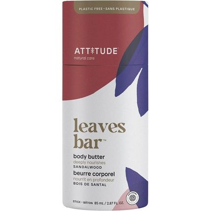 Attitude Nourishing Body Butter Bar Sandalwood 85Ml