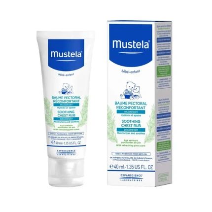 Mustela Bb Soothing Chest Rub Balm 40Ml With Refreshing Pine Scent For A Peaceful Sleep - Image 4