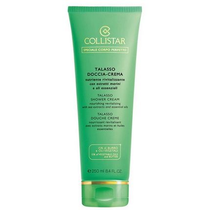 Collistar Talasso Shower Cream 250Ml Nourishing And Revitalizing Shower Cream With Marine Extracts And Essential Oils