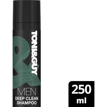 Toni&Guy Men'S Deep Clean Shampoo With Charcoal Extract 250Ml
