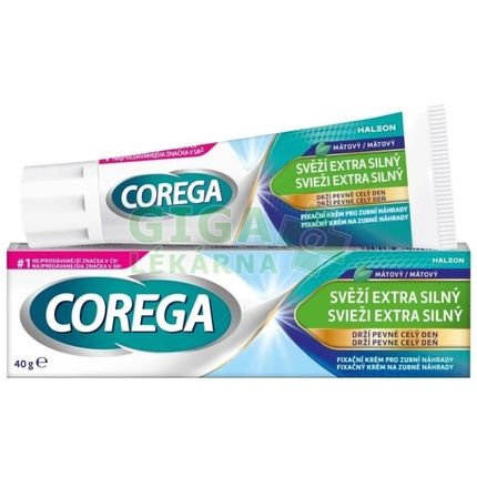 Corega Fixative Cream 40G Fresh-Extra Strong - Mint
