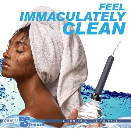 Xr Brands Travel Enema Water Bottle Adapter Set Black 5 Piece - Image 3