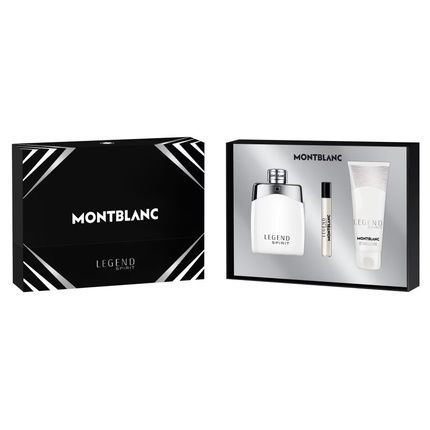 Mont Blanc Legend Spirit Gift Set - Includes 100Ml Eau De Toilette Spray, 75Ml Mini Eau De Toilette, And 100Ml Shower Gel
