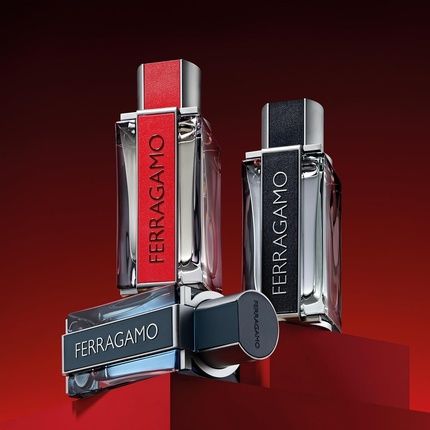 Ferragamo Man Gift Set Eau De Toilette 100Ml Shower Gel 100Ml Travel Spray