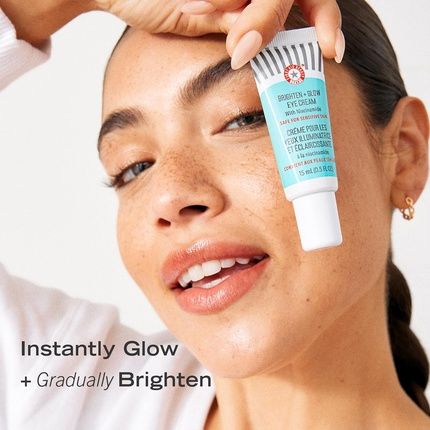 First Aid Beauty Brighten + Glow Illuminating Eye Cream For Dark Circles