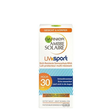 Garnier Ambre Solaire Uv Sport Multi-Resistant Sunscreen Milk Spf 30 50Ml