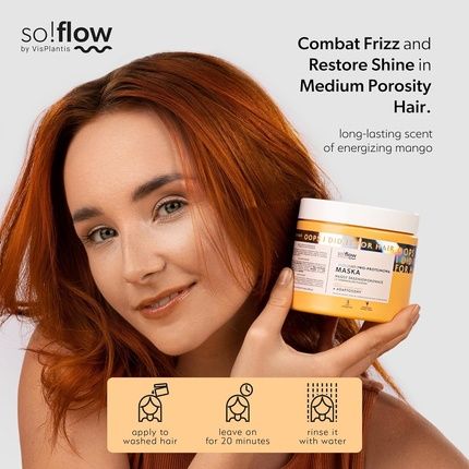 So!Flow Hair Saver For Medium Porosity Hair Enriched With Nourishing Oils And Plant Proteins - Reveals Silkier, Frizz-Free Hair
