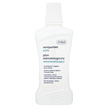 Ziaja Mintperfect Activ Dental Remineralizing Mouthwash 500Ml