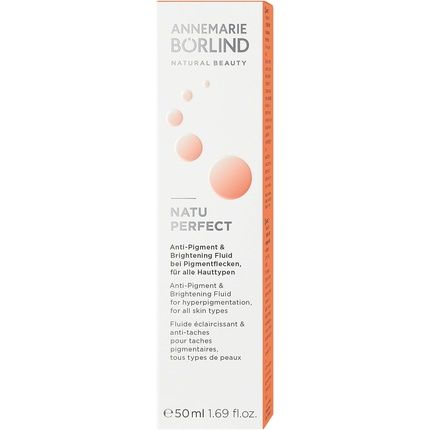 Annemarie Borlind Natuperfect Anti-Pigment & Brightening Fluid 50Ml - For Even & Radiant Skin - Vegan