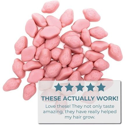 Nutriburst Hair Skin And Nails Gummies With Biotin Zinc And Vitamin E 60 Gummies - 1 Month Supply - Image 3