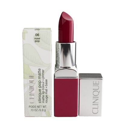 Clinique Pop Matte Lip Colour + Primer Lipstick 06 Rose Pop 3.9G/0.13 Ounce