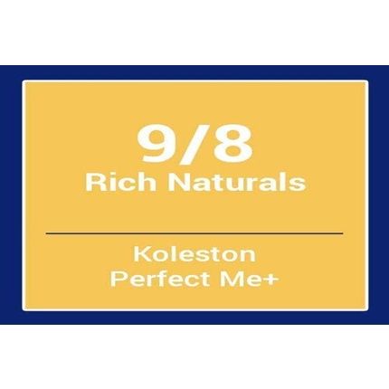 Wella Koleston Perfect Me + Rich Naturals 9/8 Hair Color 60Ml