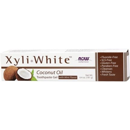 Now Foods Xyliwhite Coconut Oil Toothpaste 6.4 Oz - Image 3