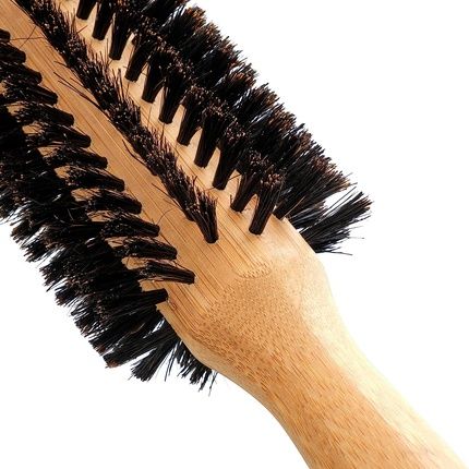 Olivia Garden Bamboo Touch Brush Eco-Conscious Round Bamboo Touch Blowout Hair Brush With 100% Boar Bristles 40Mm - Image 3