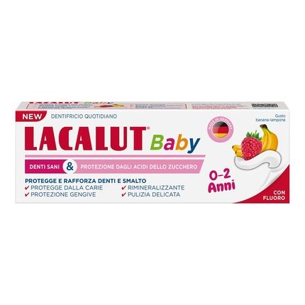 Lacalut Children'S Toothpaste Raspberry Banana 55Ml