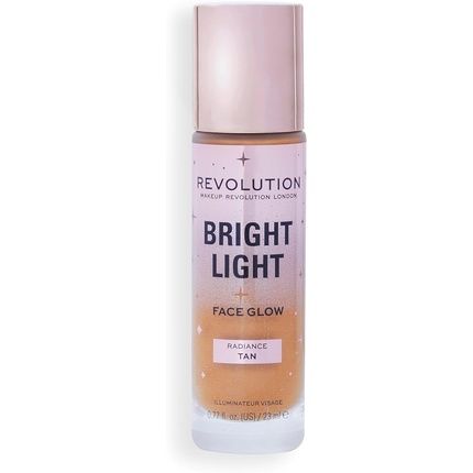 Makeup Revolution Bright Light Face Glow Brightening Skin Tint Radiant Finish Radiance Tan - Image 3