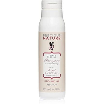 Alfaparf Precious Nature Shampoo With Grape And Lavender For Curly And Wavy Hair 250Ml 8.45Oz