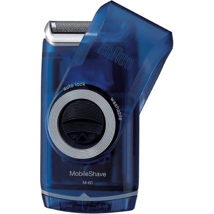 Braun Pocketgo Mobile Shave Electric Travel Shaver For Men Fully Washable Portable Shaver With Travel Lock Blue - Image 3