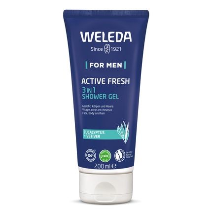 Weleda Men Active Fresh 3 In 1 Shower Gel 200 Ml