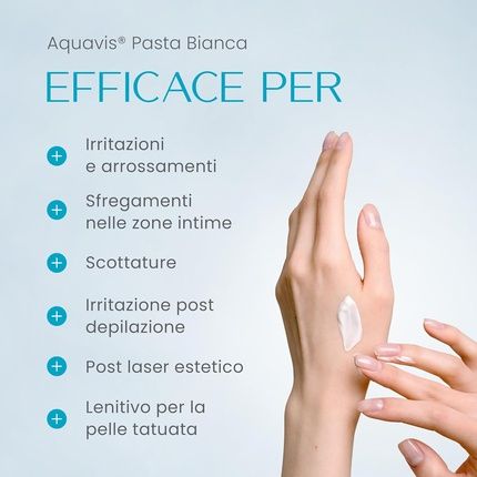 Aquavis Protective White Paste With Yarrow, Calendula, Panthenol, Allantoin