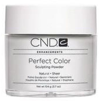 Cnd Perfect Color Nail Sculpting Powder Natural And Sheer 3.7 Oz