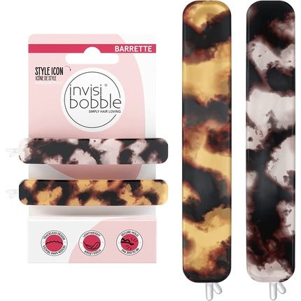 Invisibobble Hair Barrette Clip Havana Mama - Pain-Free Hair Accessories For Women Girls Teens & Thick Hair