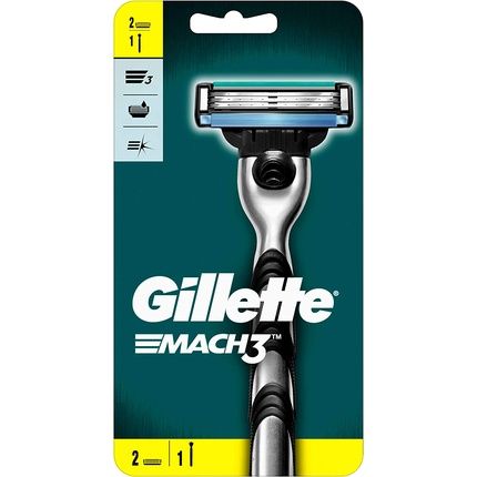 Gillette Mach3 Men'S Razor With Improved Moisture Strips