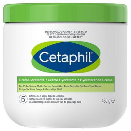 Cetaphil Moisturizing Face And Body Cream 48 Hour Intensive Moisture For Dry, Very Dry, Sensitive, And Damaged Skin Fragrance Free 450G